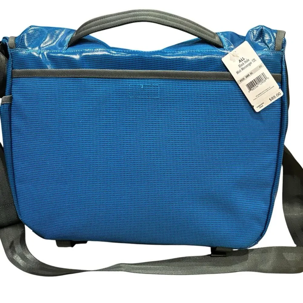 Patagonia Black Hole Mini Messenger Bag 12L Bright Blue Discontinued 2015 NOS